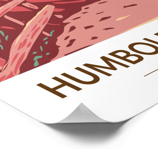 Humboldt Redwood State Park Avenue of the Giants Poster (Hoek)