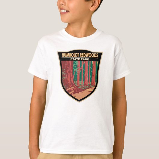 Humboldt Redwood State Park Avenue of the Giants T-shirt (Voorkant)