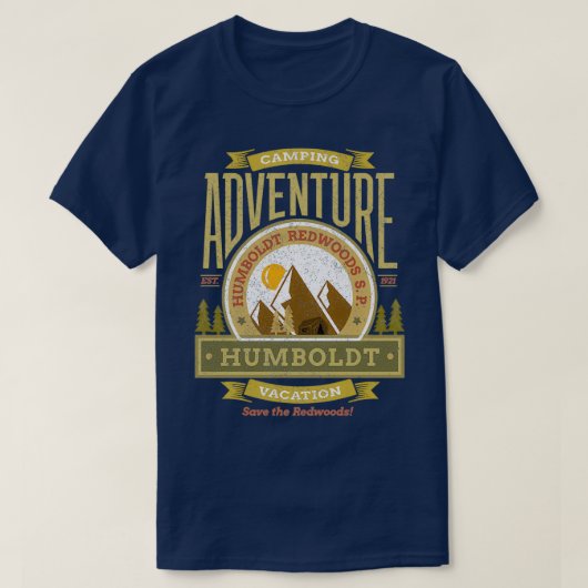 Humboldt Redwood State Park Redwood Highway Souve T-shirt (Design voorkant)
