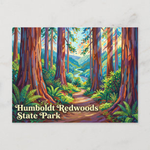 Humboldt Redwoods State Park Californië Briefkaart
