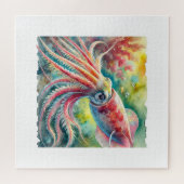 Humboldt squid 240824AREF112 - Watercolor Legpuzzel (Horizontaal)