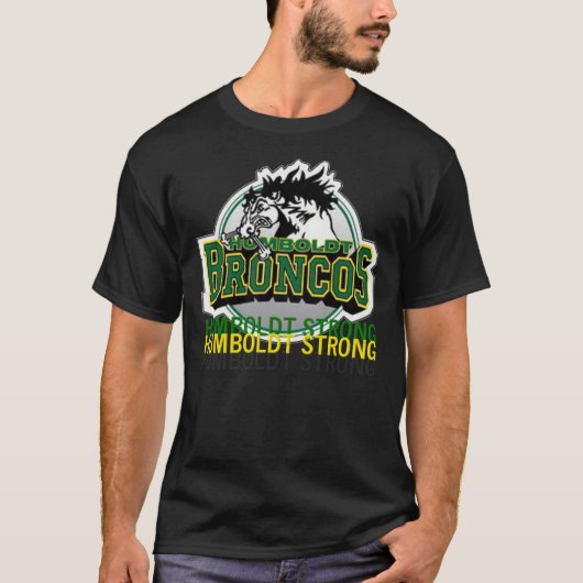 Humboldt Sterk, herinner de Humboldt Broncos Ess T-shirt (Voorkant)