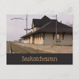 Humboldt Train Station Humboldt Saskatchewan Briefkaart
