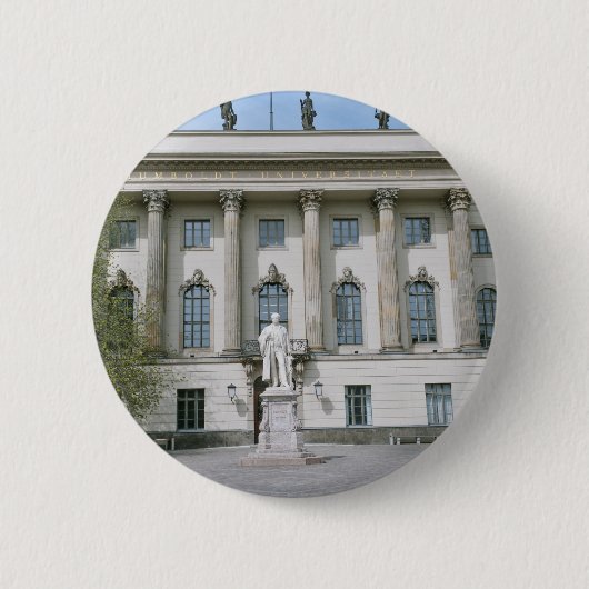 Humboldt Universiteit in Berlijn Ronde Button 5,7 Cm (Voorkant)