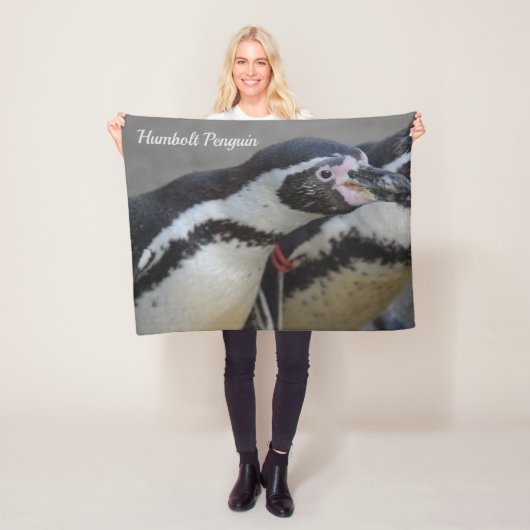 Humbolt Penguin in Drusillas Zoo in East Sussex Ma Fleece Deken (In situ)