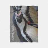 Humbolt Penguin in Drusillas Zoo in East Sussex Ma Fleece Deken (Voorkant)