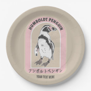 Humbolt pinguïn Japans schrift Papieren Bordje