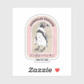 Humbolt pinguïn Japans schrift Sticker (Vel)