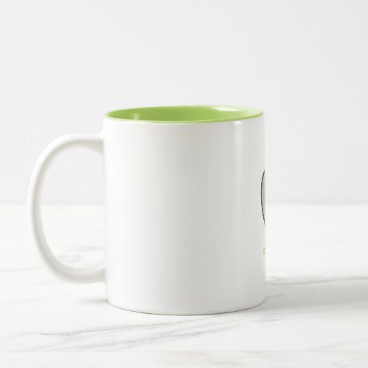 Humbot. Synthetisch. Tweekleurige Koffiemok (Links)