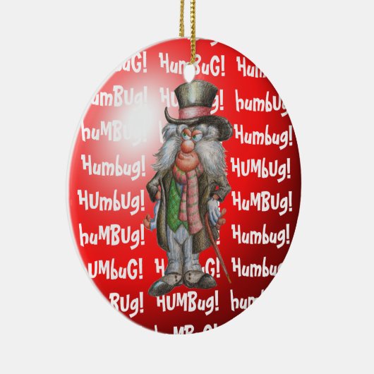 Humbug! Keramisch Ornament (Rechts)