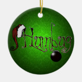 'Humbug' Keramisch Ornament (Voorkant)