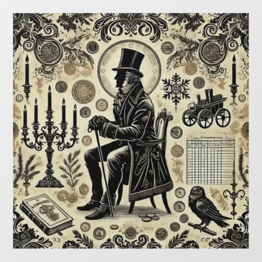 Humbug! Raamsticker (Vel)