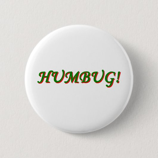 Humbug! Ronde Button 5,7 Cm (Voorkant)