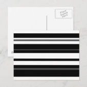 Humbug Stripe briefkaart lang (Voorkant / Achterkant)