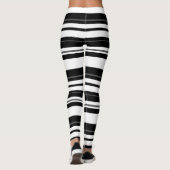 Humbug Stripe over afdrukopdrachten horizontaal Leggings (Achterkant)