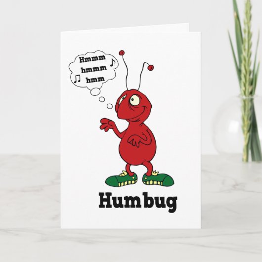 Humbugkaart Feestdagen Kaart (Voorkant)