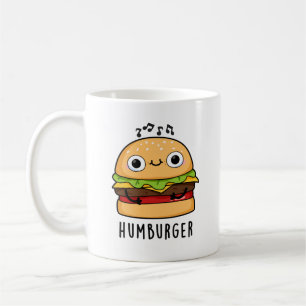 Humburger Funny Humming Burger Pun Koffiemok