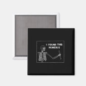 Humerus Skeleton - Grappige Halloween Eenheid Magneet (Voorkant / Achterkant)