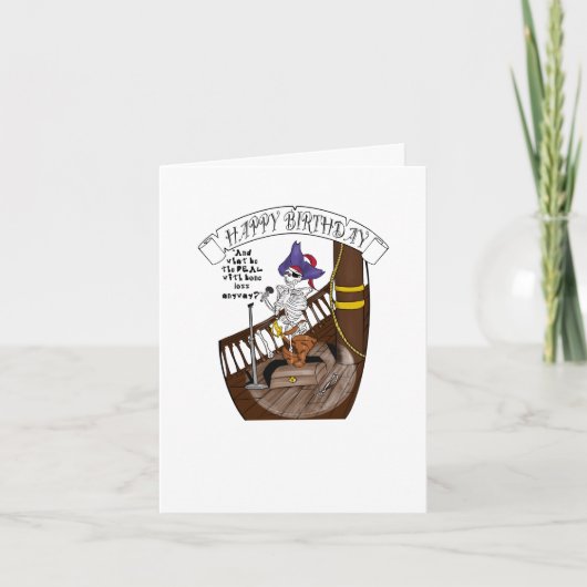 Humerus-verjaardagskaart Kaart (Voorkant)