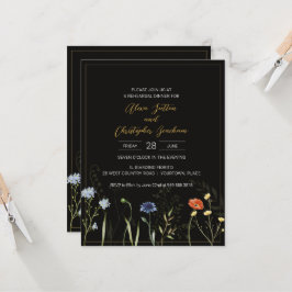 Humeurig Wilde Bloem Boho Botanisch Probediner