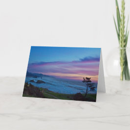 Humeurige Blauw - de zonsondergang van het Park Kaart