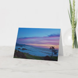 Humeurige Blauw - de zonsondergang van het Park Kaart