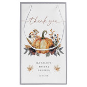 Humeurige Herfst Bloemige Bruiloft Favor Klein Cadeauzakje (Achterkant)