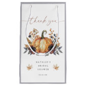 Humeurige Herfst Bloemige Bruiloft Favor Klein Cadeauzakje (Voorkant)