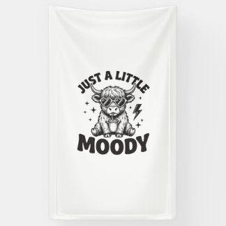 Humeurige Hoogland Koe Vintage Gravure Shirt Ontwe Spandoek