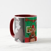 Humeurige Kerstmuts Mok (Voorkant links)