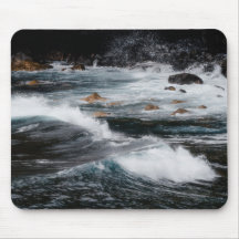 Humeurige oceaangolven, kunst foto