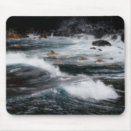 Humeurige oceaangolven, kunst foto muismat