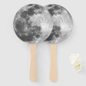 Humeurige Volmaan Handwaaier (Voorkant en achterkant)