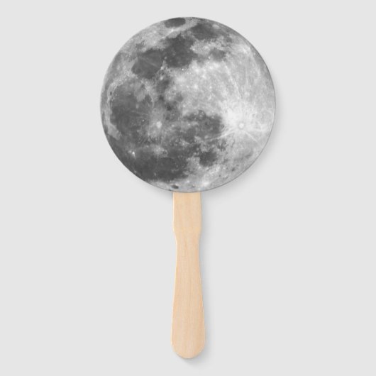 Humeurige Volmaan Handwaaier (Voorkant)