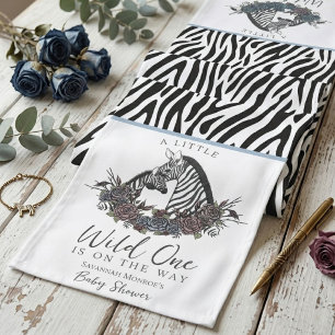 Humeurige Zebra Safari Kleine Wilde Eén Lange Tafelloper
