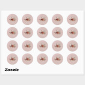 Humeurvolle Herfst Bloemige Envelope Zegel Sticker (Vel)
