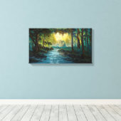 Humid Forest Canvas Afdruk (Insitu (Houten vloer))