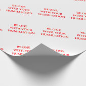 HUMILIATIE CADEAUPAPIER (Hoek)