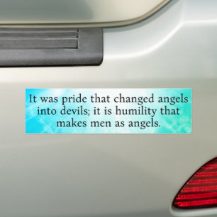 Humiliteit Bumpersticker