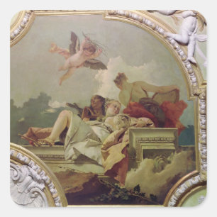 Humiliteit, Indulgence en Waarheid Vierkante Sticker