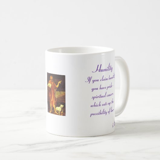 Humiliteit - Mok - Parish (Voorkant rechts)