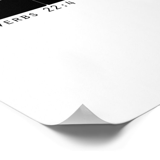 "Humility" Proverbs-Poster Poster (Hoek)