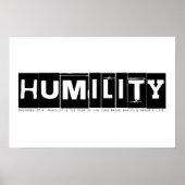"Humility" Proverbs-Poster Poster (Voorkant)