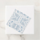 Humingbird Toile Favoriete Kaart Bedankjes Labels (In situ)