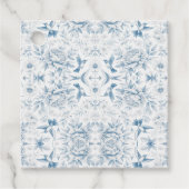 Humingbird Toile Favoriete Kaart Bedankjes Labels (Voorkant)