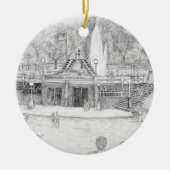 Humiston Pool Voordat Fontein Verwijderd Ornament (Voorkant)