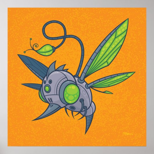 HUMM-BUZZ POSTER (Voorkant)