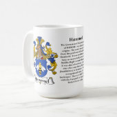 Hummel naam, de Oorsprong, de Betekenis en de Cres Koffiemok (Voorkant links)