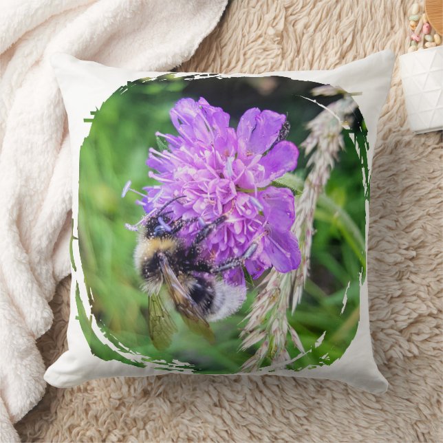 Hummeltraum – Zierkissen mit Naturfoto Kussen (Deken)
