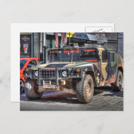 Hummer H1 Briefkaart (Voorkant / Achterkant)